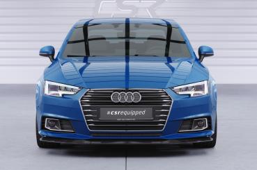 CSR Frontspoiler | Cup-Spoilerlippe mit ABE für Audi A4 B9 (Typ 8W) CSL388-L Lackierung erforderlich (schwarz matt)