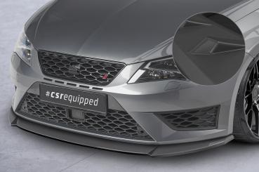 CSR Frontspoiler | Cup-Spoilerlippe mit ABE für Seat Leon 3 (Typ 5F) Cupra/FR CSL390-L Lackierung erforderlich (schwarz matt)