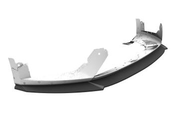 CSR Frontspoiler | Cup-Spoilerlippe mit ABE für Seat Leon 3 (Typ 5F) Cupra/FR CSL390-L Lackierung erforderlich (schwarz matt)
