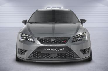 CSR Frontspoiler | Cup-Spoilerlippe mit ABE für Seat Leon 3 (Typ 5F) Cupra/FR CSL391-S Strukturiert schwarz matt (keine Lackierung erforderlich)
