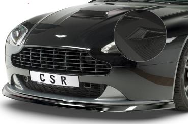 CSR Frontspoiler | Cup-Spoilerlippe mit ABE für Aston Martin Vantage CSL392-M Carbon Look matt strukturiert (keine Lackierung erforderlich)