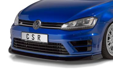 CSR Frontspoiler | Cup-Spoilerlippe mit ABE für VW Golf 7 R CSL395-K Kupfer matt (keine Lackierung erforderlich)
