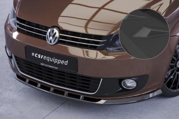 CSR Frontspoiler | Cup-Spoilerlippe mit ABE für VW Touran I (Typ 1T) CSL398-S schwarz matt strukturiert (keine Lackierung erforderlich)