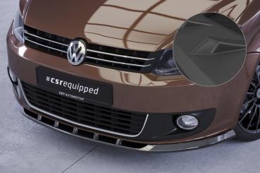 CSR Frontspoiler | Cup-Spoilerlippe mit ABE für VW Touran I (Typ 1T) CSL398-L schwarz matt (Lackierung erforderlich)