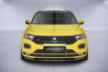 CSR Frontspoiler | Cup-Spoilerlippe mit ABE für VW T-Roc (A1) R-Line CSL402-G Glossy schwarz glänzend (keine Lackierung erforderlich)