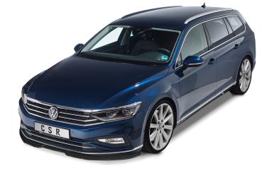 CSR Frontspoiler | Cup-Spoilerlippe mit ABE für VW Passat B8 (Typ 3G) CSL404-C Carbon Look Hochglanz (keine Lackierung erforderlich)