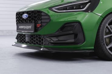 CSR Frontspoiler | Cup-Spoilerlippe mit ABE für Ford Focus MK4 ST / ST-Line CSL406-L schwarz matt (Lackierung erforderlich)