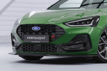 CSR Frontspoiler | Cup-Spoilerlippe mit ABE für Ford Focus MK4 ST / ST-Line CSL406-L schwarz matt (Lackierung erforderlich)