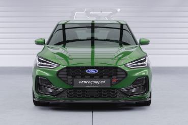 CSR Frontspoiler | Cup-Spoilerlippe mit ABE für Ford Focus MK4 ST / ST-Line CSL406-L schwarz matt (Lackierung erforderlich)