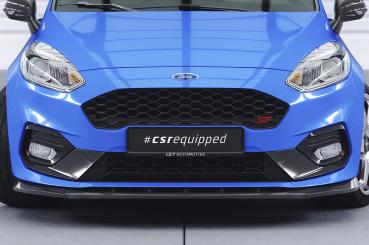 CSR Frontspoiler | Cup-Spoilerlippe mit ABE für Ford Fiesta MK8 ST/ST-Line CSL409-S schwarz matt strukturiert (keine Lackierung erforderlich)