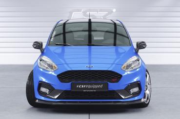 CSR Frontspoiler | Cup-Spoilerlippe mit ABE für Ford Fiesta MK8 ST/ST-Line CSL409-S schwarz matt strukturiert (keine Lackierung erforderlich)