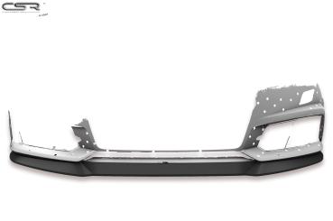 CSR Frontspoiler | Cup-Spoilerlippe mit ABE für Audi A6 C7 4G S-Line/ S6 C7 4G CSL410-M Carbon Look matt strukturiert (keine Lackierung erforderlich)