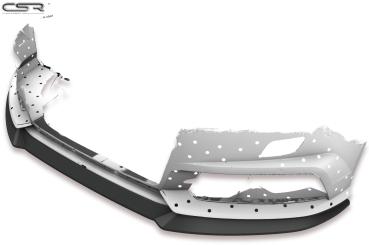 CSR Frontspoiler | Cup-Spoilerlippe mit ABE für Audi A6 C7 4G S-Line/ S6 C7 4G CSL410-M Carbon Look matt strukturiert (keine Lackierung erforderlich)