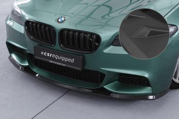 CSR Frontspoiler | Cup-Spoilerlippe mit ABE für BMW 5er F10 / F11 M-Paket CSL412-L schwarz matt (Lackierung erforderlich)