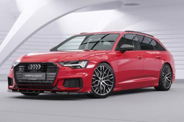 CSR Frontspoiler | Cup-Spoilerlippe mit ABE für Audi A6 S-Line / S6 C8 (Typ 4K/F2) CSL413-G Glossy schwarz glänzend (keine Lackierung erforderlich)