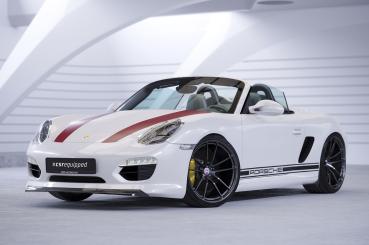CSR Frontspoiler | Cup-Spoilerlippe mit ABE für Porsche Boxster 987 CSL414-M Carbon Look matt strukturiert (keine Lackierung erforderlich)