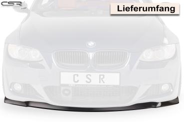CSR Frontspoiler | Cup-Spoilerlippe mit ABE für BMW 3er E92 / E93 M-Paket CSL418-C Carbon Look glänzend (keine Lackierung erforderlich)