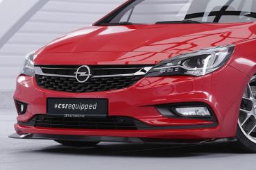 CSR Frontspoiler | Cup-Spoilerlippe mit ABE für Opel Astra K CSL419-L schwarz matt (Lackierung erforderlich)