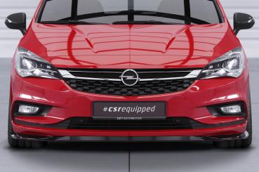CSR Frontspoiler | Cup-Spoilerlippe mit ABE für Opel Astra K CSL419-L schwarz matt (Lackierung erforderlich)