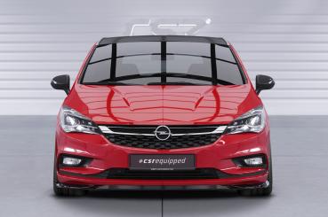 CSR Frontspoiler | Cup-Spoilerlippe mit ABE für Opel Astra K CSL419-L schwarz matt (Lackierung erforderlich)