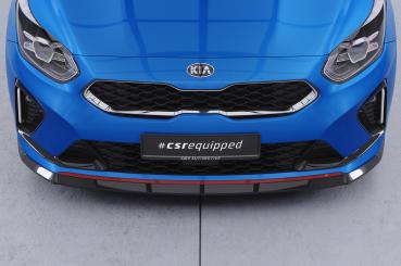 CSR Frontspoiler | Cup-Spoilerlippe mit ABE für Kia Ceed / ProCeed (CD) GT CSL422-L schwarz matt (Lackierung erforderlich)