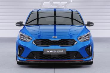 CSR Frontspoiler | Cup-Spoilerlippe mit ABE für Kia Ceed / ProCeed (CD) GT CSL422-L schwarz matt (Lackierung erforderlich)