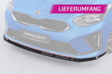 CSR Frontspoiler | Cup-Spoilerlippe mit ABE für Kia Ceed / ProCeed (CD) GT CSL422-L schwarz matt (Lackierung erforderlich)