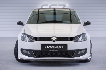 CSR Frontspoiler | Cup-Spoilerlippe mit ABE für VW Polo V (6R) CSL423-S schwarz matt strukturiert (keine Lackierung erforderlich)
