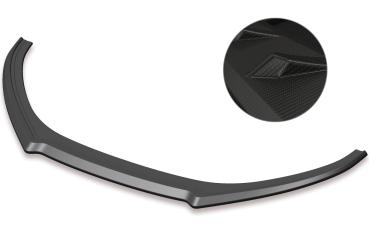 CSR Frontspoiler | Cup-Spoilerlippe mit ABE für VW Polo V R WRC Street CSL424-M Carbon Look matt strukturiert (keine Lackierung erforderlich)