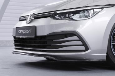 CSR Frontspoiler | Cup-Spoilerlippe mit ABE für VW Golf 8 (Typ CD) CSL428-L Lackierung erforderlich (schwarz matt)