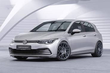 CSR Frontspoiler | Cup-Spoilerlippe mit ABE für VW Golf 8 (Typ CD) CSL428-L Lackierung erforderlich (schwarz matt)