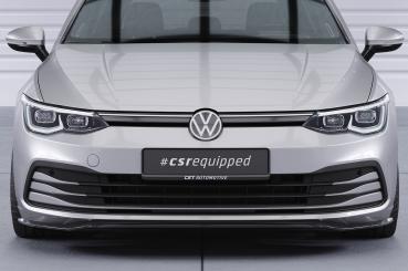 CSR Frontspoiler | Cup-Spoilerlippe mit ABE für VW Golf 8 (Typ CD) CSL428-L Lackierung erforderlich (schwarz matt)