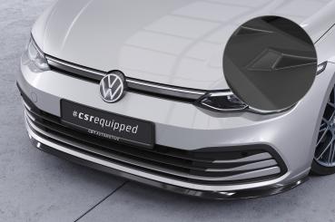 CSR Frontspoiler | Cup-Spoilerlippe mit ABE für VW Golf 8 (Typ CD) CSL428-L Lackierung erforderlich (schwarz matt)