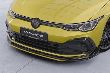 CSR Frontspoiler | Cup-Spoilerlippe mit ABE für VW Golf 8 GTI, GTD, GTE, R-Line CSL429-K Kupfer matt (keine Lackierung erforderlich)