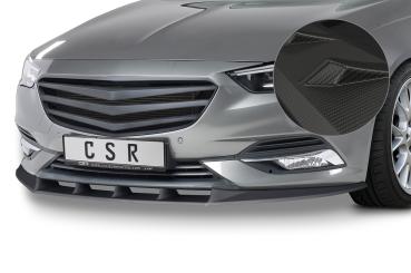 CSR Frontspoiler | Cup-Spoilerlippe mit ABE für Opel Insignia B CSL431-M Carbon Look matt strukturiert (keine Lackierung erforderlich)