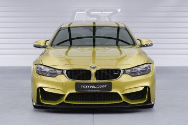 CSR Frontspoiler | Cup-Spoilerlippe mit ABE für BMW M3/M4 F80/F82/F83 CSL433-C Carbon Look glänzend (keine Lackierung erforderlich)