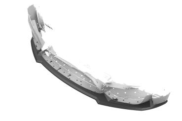 CSR Frontspoiler | Cup-Spoilerlippe mit ABE für BMW M3/M4 F80/F82/F83 CSL433-C Carbon Look glänzend (keine Lackierung erforderlich)