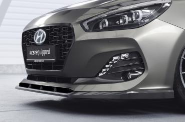 CSR Frontspoiler | Cup-Spoilerlippe mit ABE für Hyundai I30 (PD) CSL434-L schwarz matt (Lackierung erforderlich)