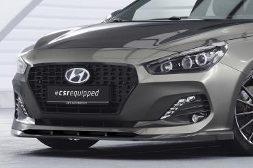 CSR Frontspoiler | Cup-Spoilerlippe mit ABE für Hyundai I30 (PD) CSL434-L schwarz matt (Lackierung erforderlich)