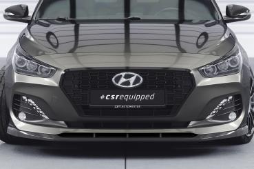 CSR Frontspoiler | Cup-Spoilerlippe mit ABE für Hyundai I30 (PD) CSL434-L schwarz matt (Lackierung erforderlich)