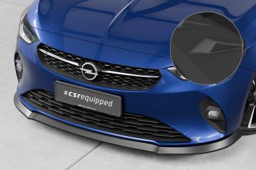CSR Frontspoiler | Cup-Spoilerlippe mit ABE für Opel Corsa F CSL435-S schwarz matt strukturiert (keine Lackierung erforderlich)