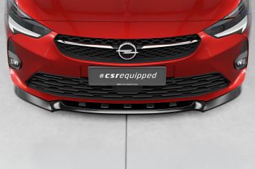 CSR Frontspoiler | Cup-Spoilerlippe mit ABE für Opel Corsa F GS-Line CSL436-M Carbon Look matt strukturiert (keine Lackierung erforderlich)