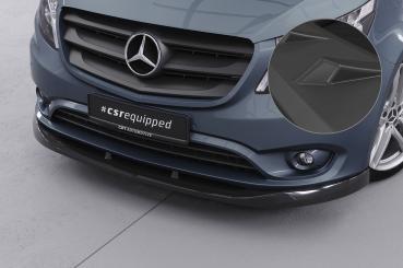 CSR Frontspoiler | Cup-Spoilerlippe mit ABE für Mercedes-Benz Vito 447 CSL439-L schwarz matt (Lackierung erforderlich)