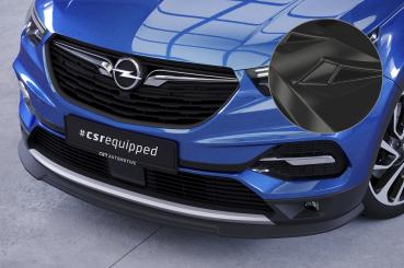 CSR Frontspoiler | Cup-Spoilerlippe mit ABE für Opel Grandland X CSL441-G Glossy schwarz Hochglanz (keine Lackierung erforderlich)