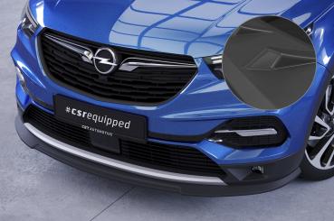 CSR Frontspoiler | Cup-Spoilerlippe mit ABE für Opel Grandland X CSL441-L schwarz matt (Lackierung erforderlich)
