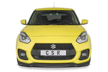 CSR Frontspoiler | Cup-Spoilerlippe mit ABE für Suzuki Swift 6 (RZ/AZ) Sport CSL442-L Lackierung erforderlich (schwarz matt)