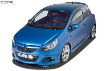 CSR Frontspoiler | Cup-Spoilerlippe mit ABE für Opel Corsa D OPC CSL443-S schwarz matt strukturiert (keine Lackierung erforderlich)