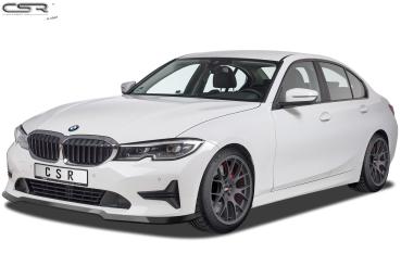 CSR Frontspoiler | Cup-Spoilerlippe mit ABE für BMW 3er G20 Limousine / G21 Touring CSL444-M Carbon Look matt strukturiert (keine Lackierung erforderlich)