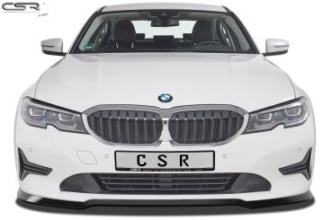 CSR Frontspoiler | Cup-Spoilerlippe mit ABE für BMW 3er G20 Limousine / G21 Touring CSL444-M Carbon Look matt strukturiert (keine Lackierung erforderlich)