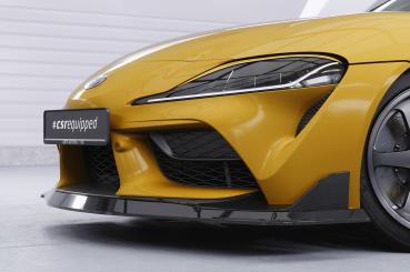 CSR Frontspoiler | Cup-Spoilerlippe mit ABE für Toyota GR Supra (A90) CSL446-L schwarz matt (Lackierung erforderlich)